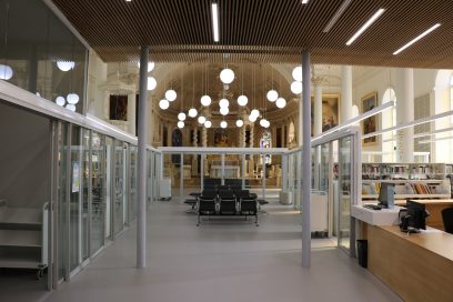 Bibliothèque Félicité-Angers, à Neuville, Région de Portneuf