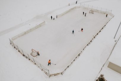 Hockey-École Joé Juneau, à Pont-Rouge, Région Portneuf